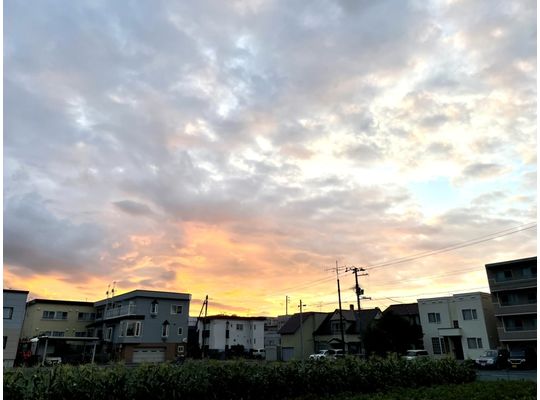 電線の少ない貴重な場所