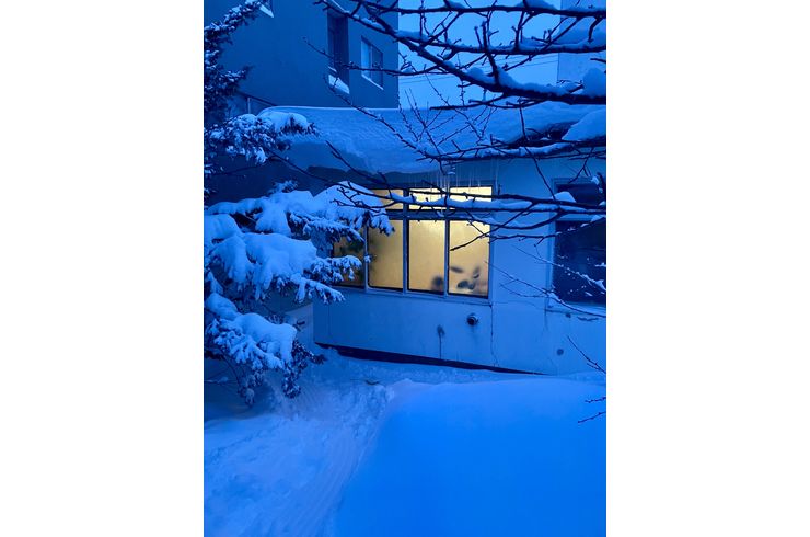 庭から見ると良い雰囲気