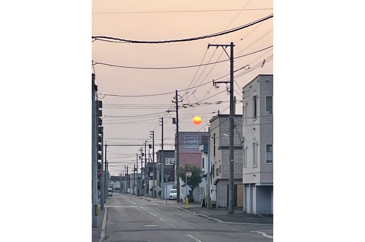 太陽はスマホではうまく撮れない
